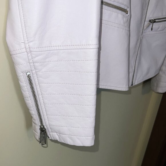 Women’s faux leather Moto Jacket XL Blush Pink - Picture 4 of 10